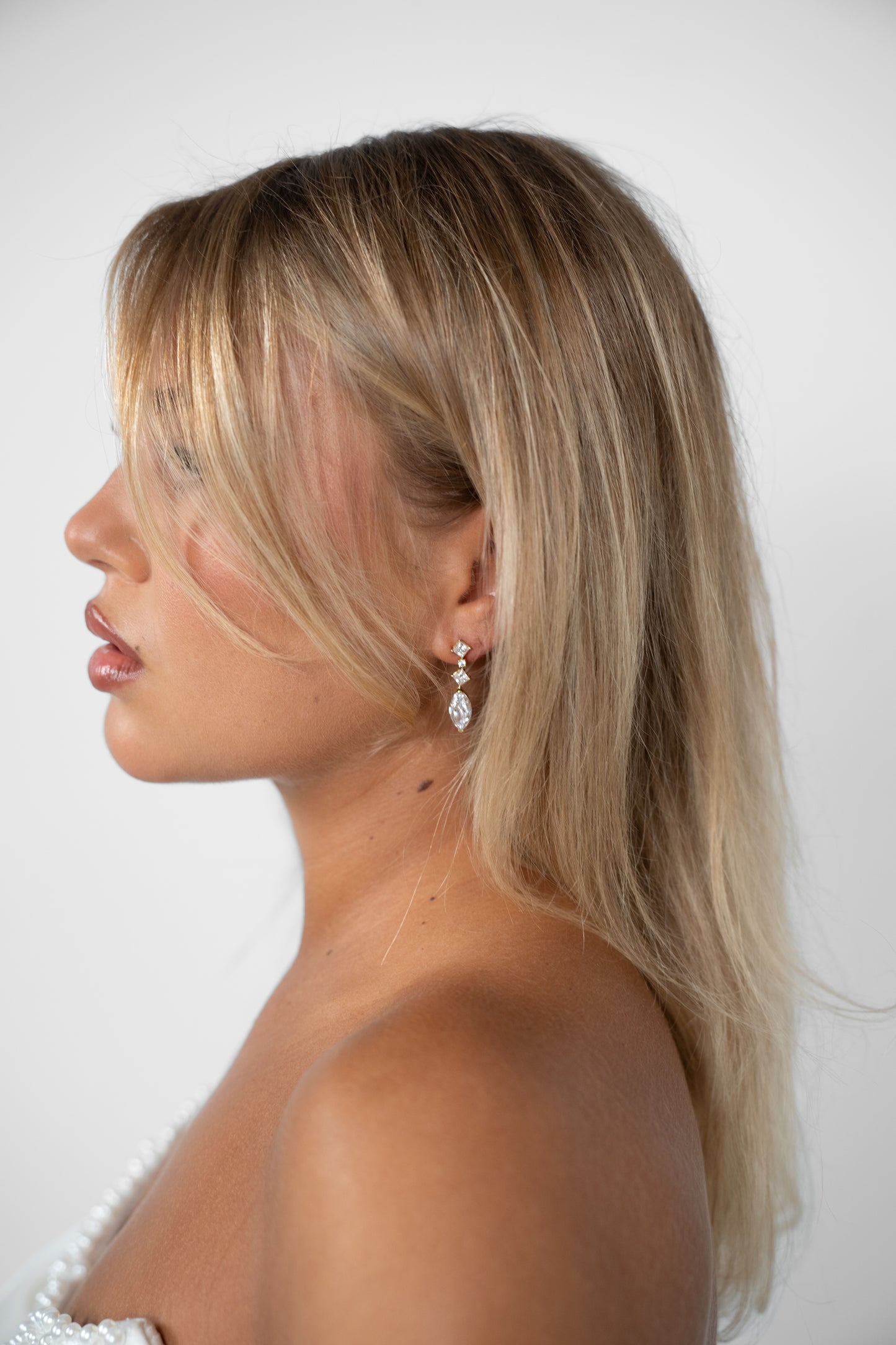 Isabella Bridal Earrings Gold