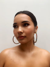 Load image into Gallery viewer, Ariana Crystal Hoop Large Earrings
